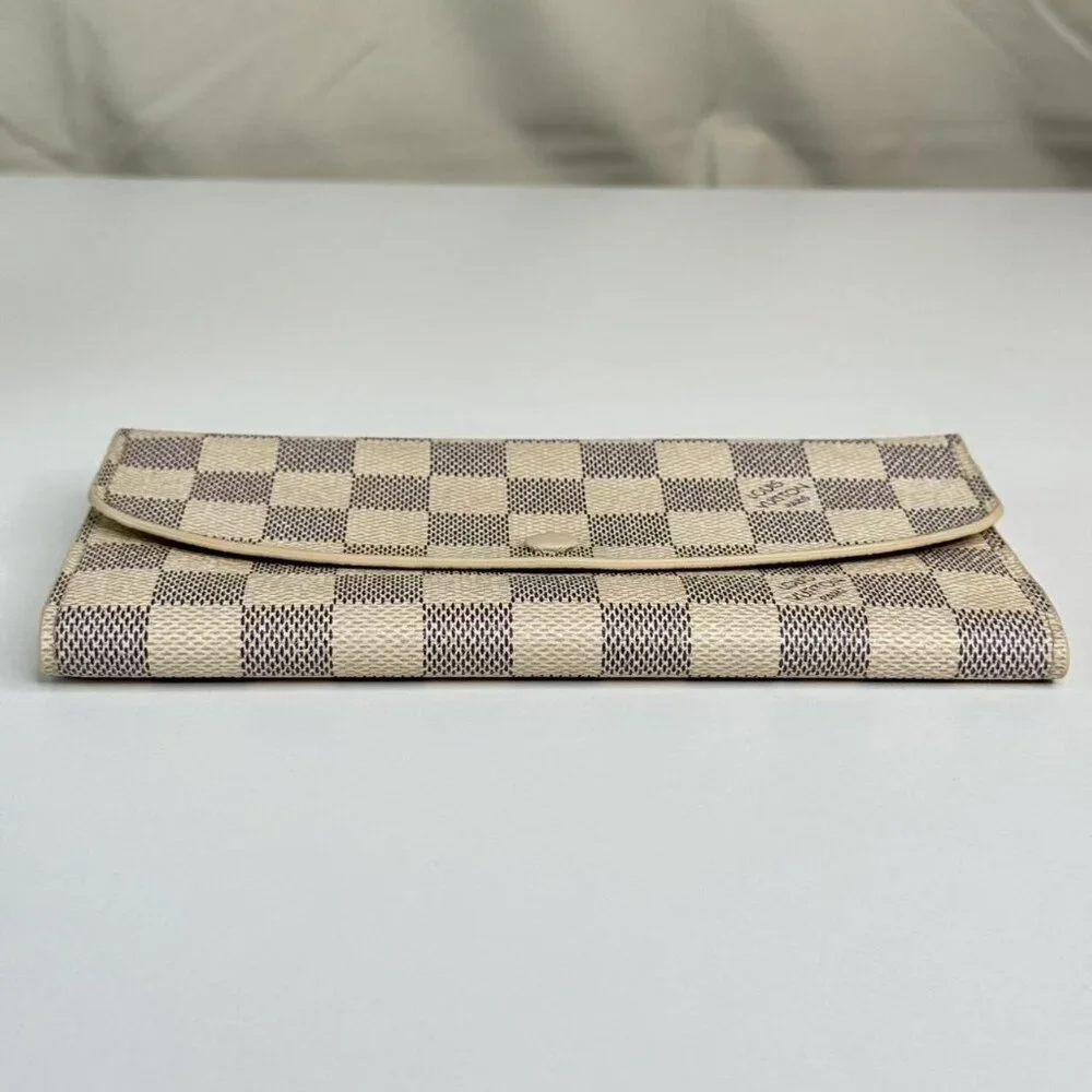 Louis Vuitton Emilie Wallet Damier Azur